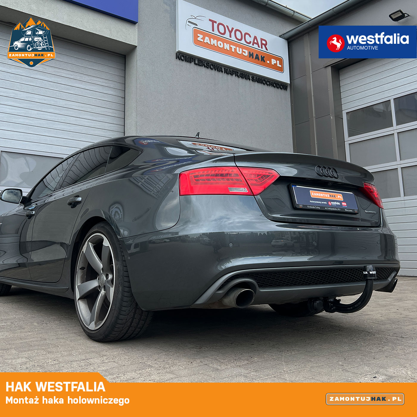 hak holowniczy westfalia i audi a5